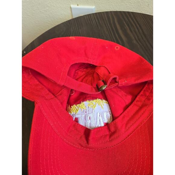 Chris Brown Hat Cap Adult Red Adjustable Strap The Party Tour Dad Hat Hip Hop - Picture 4 of 4